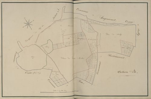 Plan du cadastre napoléonien - Atlas cantonal - Coigneux : B