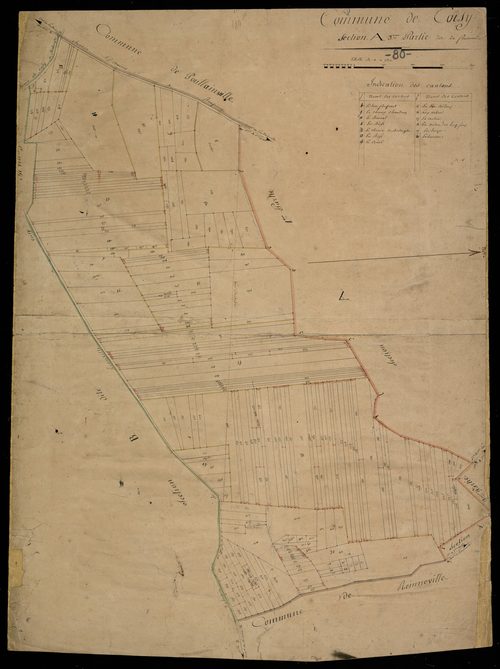 Plan du cadastre napoléonien - Coisy : Flesserolle, A3