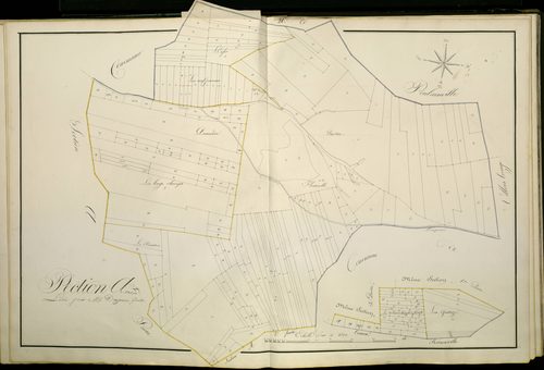Plan du cadastre napoléonien - Atlas cantonal - Coisy : A1 et A2