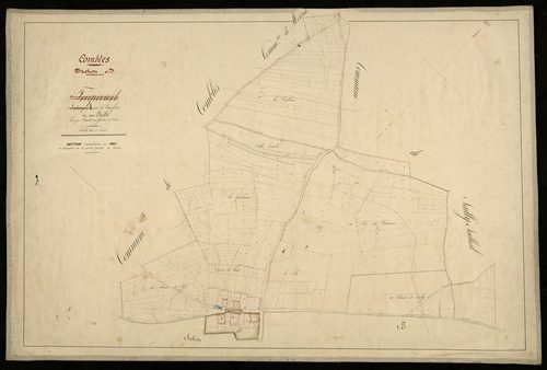 Plan du cadastre napoléonien - Combles (Frégicourt) : Camassan (Le), A (devient la section D de la commune de Combles)