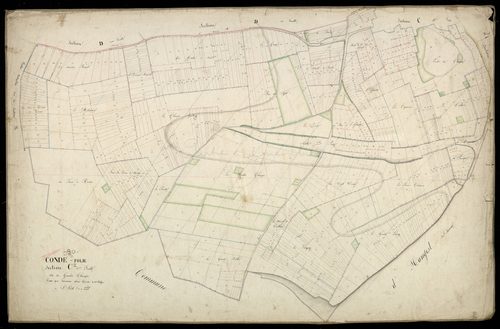 Plan du cadastre napoléonien - Conde-Folie (Condé- folie) : Grands Champs (Les), C2