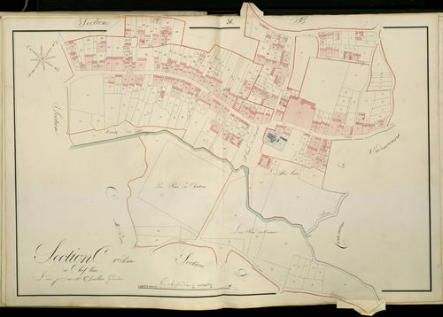 Plan du cadastre napoléonien - Atlas cantonal - Contay : Chef Lieu (Le), C1