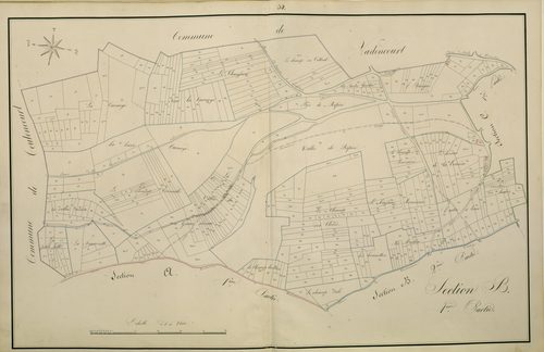 Plan du cadastre napoléonien - Atlas cantonal - Contay : B1