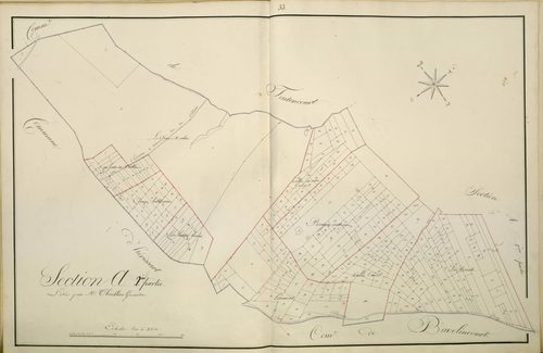Plan du cadastre napoléonien - Atlas cantonal - Contay : A2