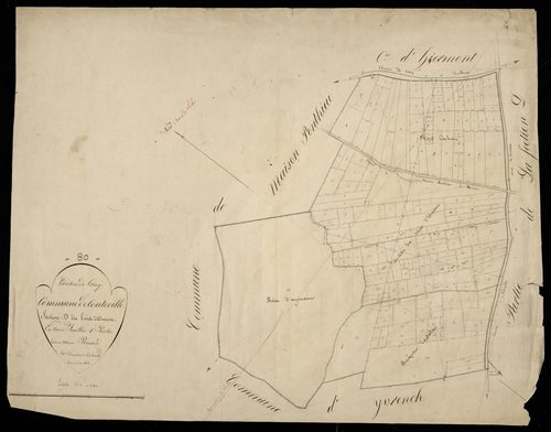 Plan du cadastre napoléonien - Conteville : Bois d'Edmon (Le), D1