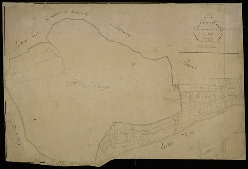 Plan du cadastre napoléonien - Contoire : A