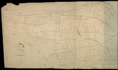 Plan du cadastre napoléonien - Contre : Vivienne (La), B