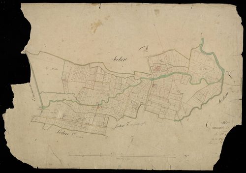 Plan du cadastre napoléonien - Conty : Chef lieu (Le), F1
