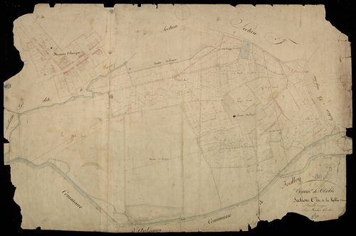 Plan du cadastre napoléonien - Corbie : Vallée Saint-Jean (La), C