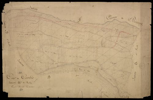 Plan du cadastre napoléonien - Corbie : A2