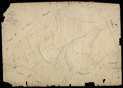 Plan du cadastre napoléonien - Corbie : Vallée de la Metz (La), E1