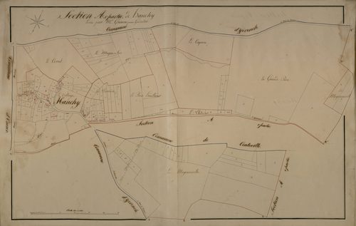 Plan du cadastre napoléonien - Coulonvillers : Hanchy, A1