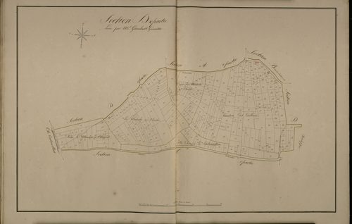Plan du cadastre napoléonien - Cramont : D2