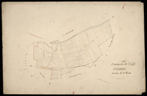 Plan du cadastre napoléonien - Cramont : C1