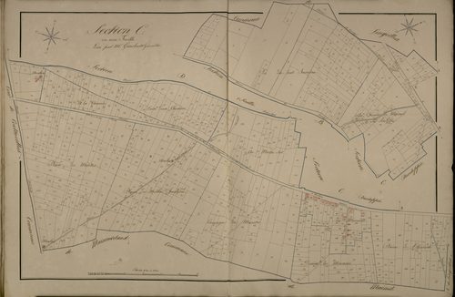 Plan du cadastre napoléonien - Cramont : C