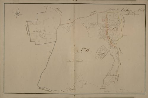 Plan du cadastre napoléonien - Cramont : A2 et B2