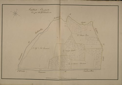 Plan du cadastre napoléonien - Cramont : D1