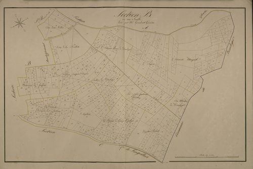 Plan du cadastre napoléonien - Cramont : B1
