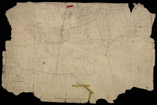Plan du cadastre napoléonien - Crecy-en-Ponthieu (Marcheville) : A et B