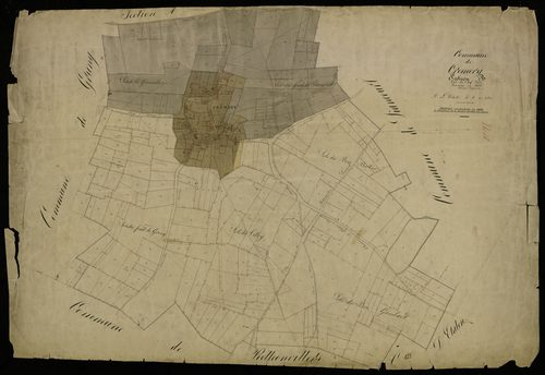 Plan du cadastre napoléonien - Cremery : Chef-lieu (Le), B