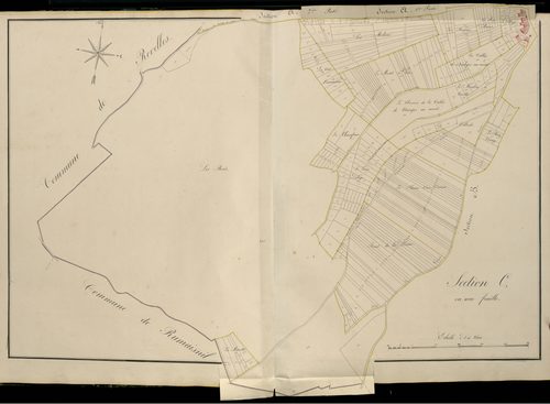 Plan du cadastre napoléonien - Atlas cantonal - Creuse : C