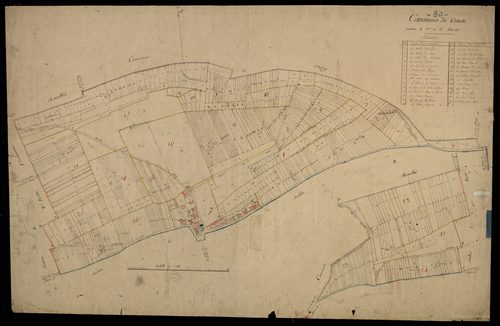 Plan du cadastre napoléonien - Creuse : A