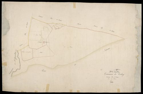Plan du cadastre napoléonien - Crotoy (Le) : Marais (Le), D1