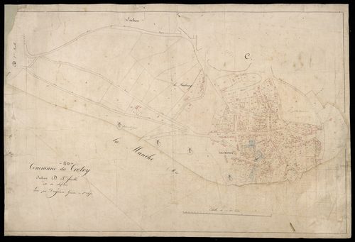Plan du cadastre napoléonien - Crotoy (Le) : Chef-lieu (Le), D3