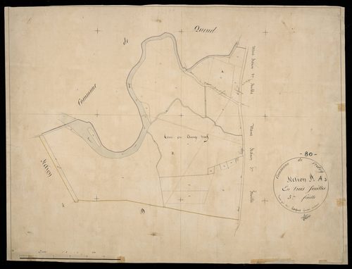 Plan du cadastre napoléonien - Crotoy (Le) : A3