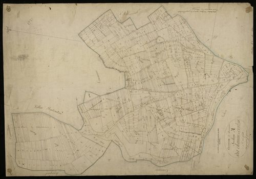 Plan du cadastre napoléonien - Demuin : Chemin de Corbie (Le), A