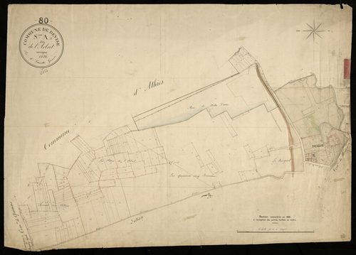 Plan du cadastre napoléonien - Devise : Arbret (L'), A
