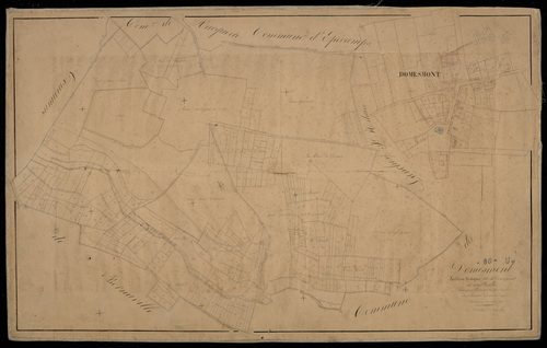 Plan du cadastre napoléonien - Domesmont : Domesmont, section unique