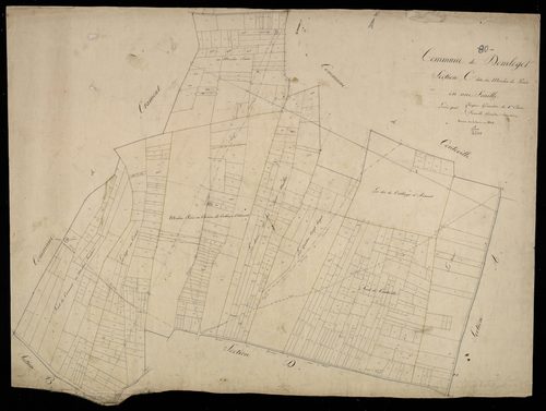 Plan du cadastre napoléonien - Domleger : Moulin de Paris (Le), C