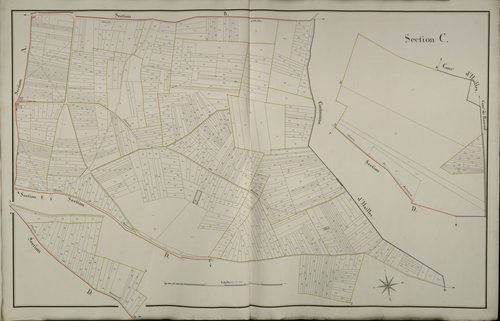 Plan du cadastre napoléonien - Dommartin : C