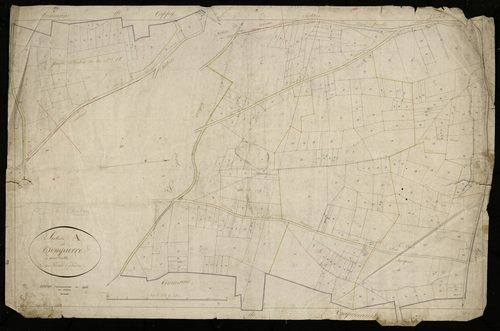 Plan du cadastre napoléonien - Dompierre-Becquincourt (Dompierre) : A