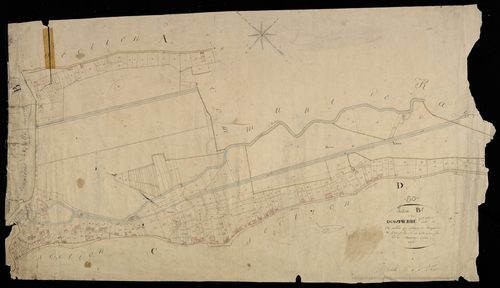 Plan du cadastre napoléonien - Dompierre-sur-Authie (Dompierre) : Vallée des villages de Rapechy et Dompierre (La), B1