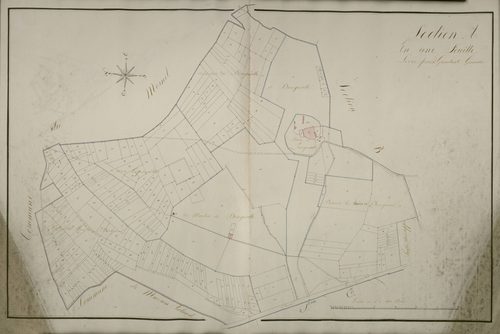 Plan du cadastre napoléonien - Domqueur (Dompqueur) : A