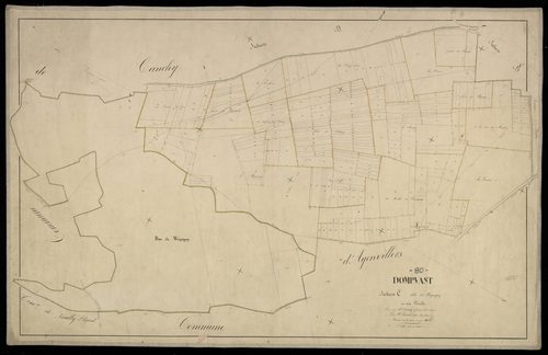 Plan du cadastre napoléonien - Domvast : Wiquigny (Le), C