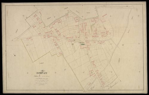 Plan du cadastre napoléonien - Domvast : Chef-lieu (Le), B2