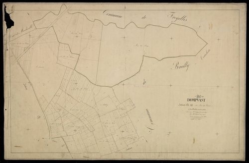 Plan du cadastre napoléonien - Domvast : Bois des prieurs (Le), A1