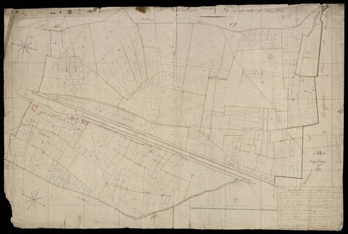 Plan du cadastre napoléonien - Doullens : B