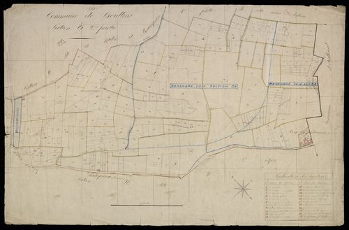 Plan du cadastre napoléonien - Doullens : G2