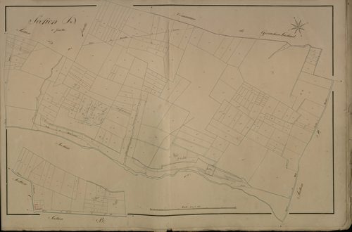 Plan du cadastre napoléonien - Doullens : D2