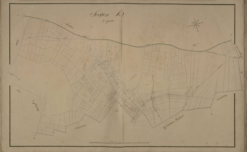 Plan du cadastre napoléonien - Doullens : D1