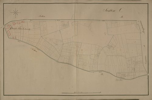 Plan du cadastre napoléonien - Doullens : Haute Visée, C