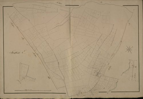 Plan du cadastre napoléonien - Doullens : E
