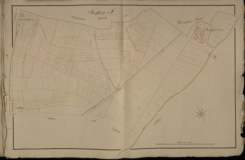 Plan du cadastre napoléonien - Doullens : Beaurepaire, F2