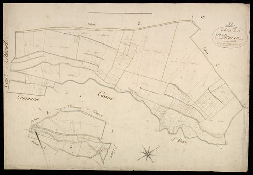 Plan du cadastre napoléonien - Drucat : D