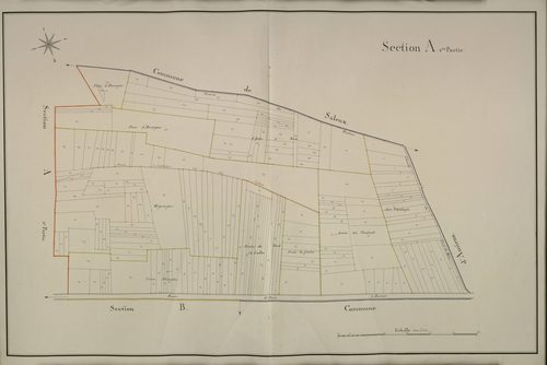 Plan du cadastre napoléonien - Dury : A1
