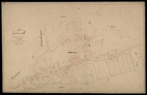 Plan du cadastre napoléonien - Embreville : Chef-lieu (Le), A2